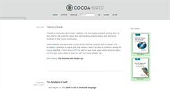 Desktop Screenshot of cocoamanifest.net
